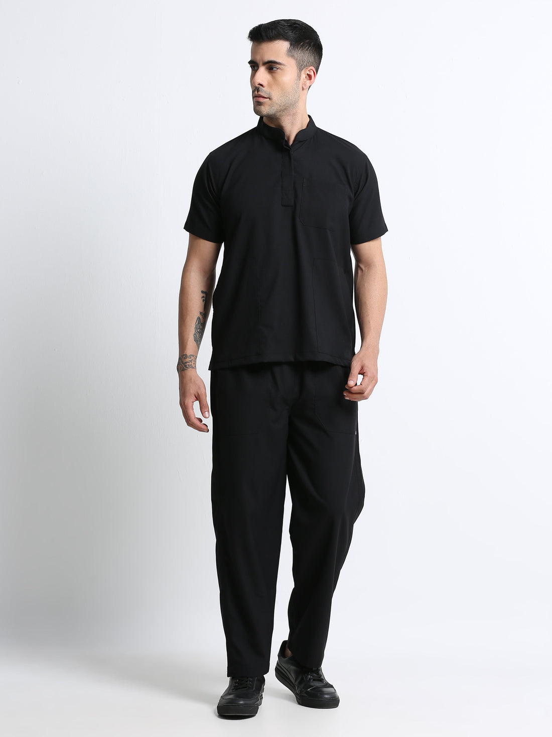 Men wearing Scrubmode scrubs for professional healthcare work