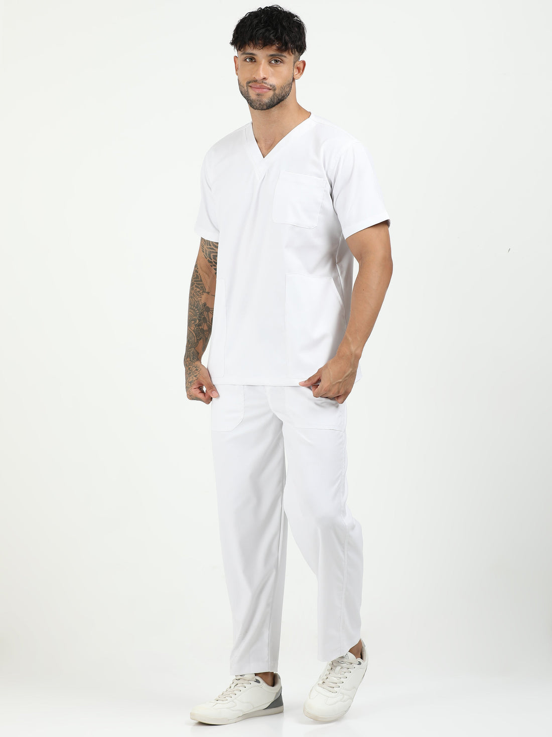 Male doctor wearing Scrubmode medical scrubs in hospital environment